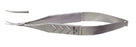Miltex Miltex Corneal Scissors Castroviejo 4-1/4 Inch Length OR Grade Stainless Steel (German) NonSterile Thumb Handle w/Spring Curved Blade Blunt/Blunt - 18-1566