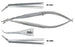 Miltex Miltex Corneal Scissors Katzin 4-1/4 Inch Length Surgical Grade Stainless Steel NonSterile Thumb Handle w/Spring Strongly Curved Left Blade Blunt/Blunt - 18-1587
