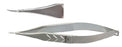 Miltex Miltex Micro Scissors -Vannas 4 Inch Length Surgical Grade Stainless Steel NonSterile Serrated Thumb Handle with Spring Curved Blade Sharp/Sharp - 18-1635