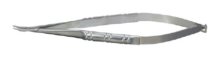 Miltex Needle Holder 5-1/2 Inch Curved, Delicate Jaw - 18-1853