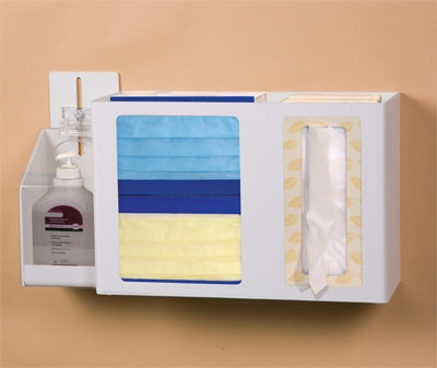 Health Care Logistics - Hygiene Dispensing Station Wall Mount Quartz Beige 17-1/2 W X 9-3/4 H X 4-3/4 D Inch ABS Plastic - 17777