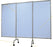 Winco Privacy Screen Folding 84 Inch 70 Inch - 3170-17