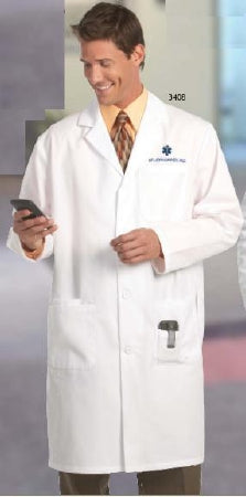 Fashion Seal Uniforms - Lab Coat White Size 32 Knee Length Reusable - 485-SZ32