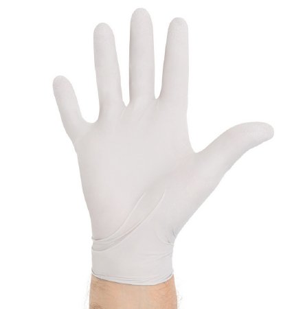 STERLING - Exam Glove Medium Sterile Pair Nitrile Standard Cuff Length Textured Fingertips Gray Not Chemo Approved - 53131