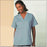 Fashion Seal Uniforms - Scrub Shirt 3X-Large Misty 1 Pocket Short Sleeve Unisex - 6795-3XL