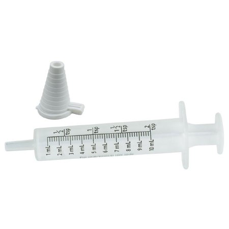Apothecary Products Korc Oral Medication Syringe 10 mL Bulk Pack Catheter Tip Without Safety - 67007