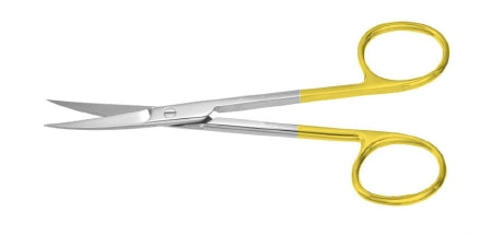 Padgett SuperCut - Dissecting Scissors 5 Inch Length OR Grade German Stainless Steel / Tungsten Carbide NonSterile Finger Ring Handle Curved Blade Sharp Tip / Sharp Tip - PM-6821TC