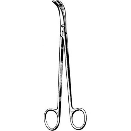 Sklar Sklar Operating Scissors Thorek 7-1/4 Inch Length OR Grade Stainless Steel NonSterile Finger Ring Handle Fully Curved Blunt/Blunt - 15-3172