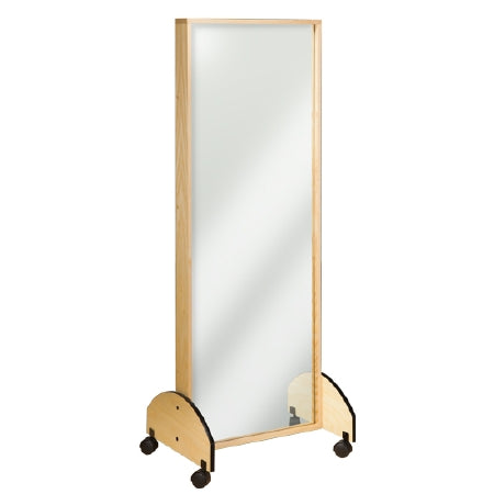 Clinton Industries Glass Portable Mirror 26.5 X 72 X 21 Inch Almond - 6210