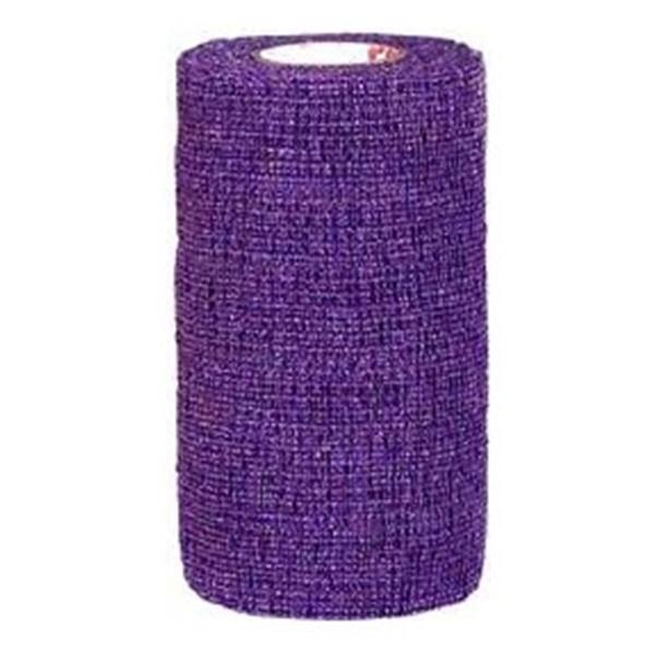 Andover Coated Products Tape Compression Powerflex Elastic 3"X6Yd Cohesive Purple 16/Ca - 3730PU-016