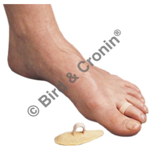 Bird & Cronin Crest Pad Toe Suede Leather Beige Size Large Right 3/Package - 48458164