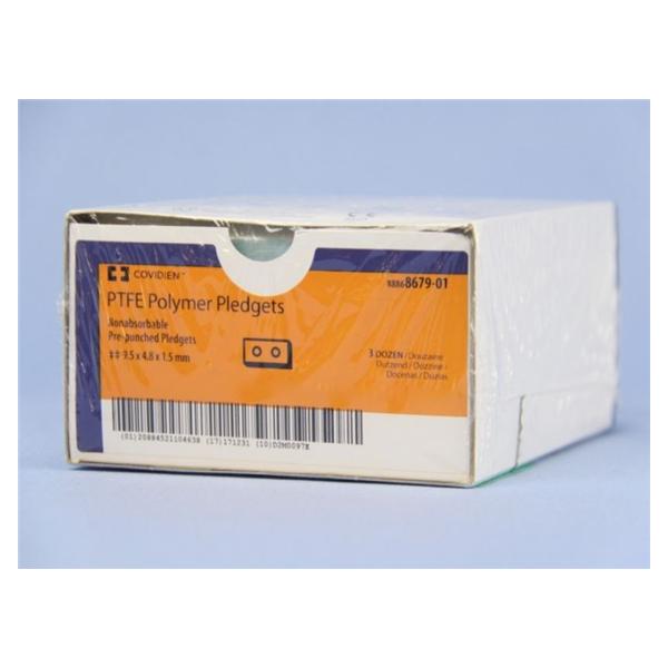 Medtronic MITG-Covidien Pledget Synature Polymer Polytetrafluoroethylene 9.5X4.8X1.5Mm White 36/Ca - 8886867901