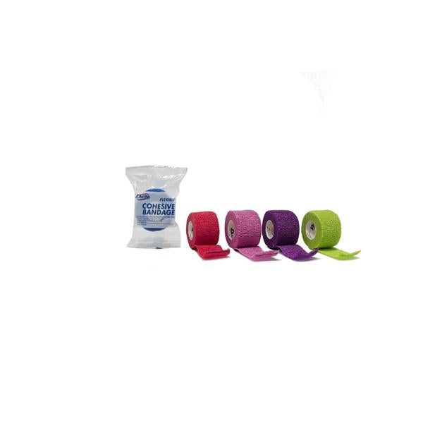 Dukal Corporation Bandage Elastic 1.5" Non-Sterile Cohesive Assorted 48/Box - 8155AS