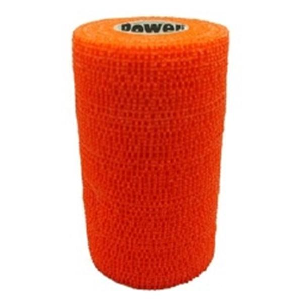 Andover Coated Products Tape Compression Powerflex Elastic 1"X6Yd Cohesive Orange 48/Ca - 3710OR-048