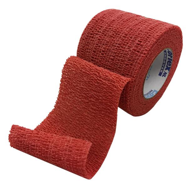 Andover Coated Products Bandage Coflex 3"X5Yd Compression Elastic Red Lf Non-Sterile 24/Case - 5300RD-024