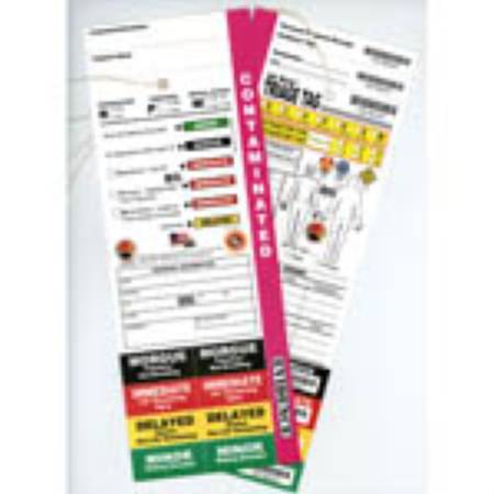 Disaster Management Systems All Risk Triage Tag For Emergency Sites Mu ...