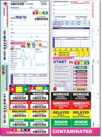 Triage Color Code Tarps All Risk - Triage Tag For Emergency Sites Multi Colors Standard Synthe ...