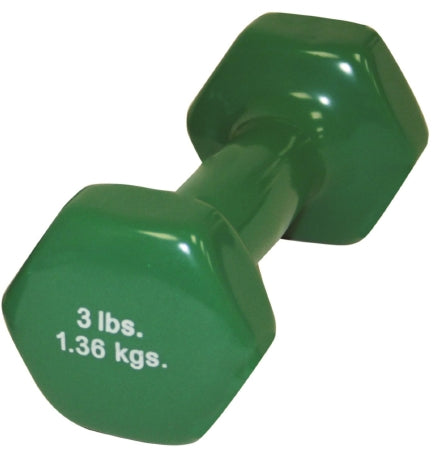 Fabrication Enterprises CanDo Dumbbell 3 lbs. - 10-0552-2