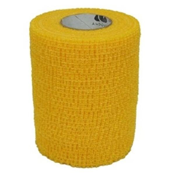 Andover Coated Products Bandage Coflex Compression Elastic 2"X5Yd Ltx Non-Sterile Cohesive Yellow 36/Ca - 7200YL-036