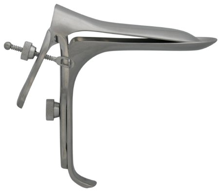 BR Surgical - Vaginal Speculum Graves NonSterile Surgical Grade German Stainless Steel X-Long 70 mm Yoke Opening Reusable Without Light Source Capability - BR70-11603