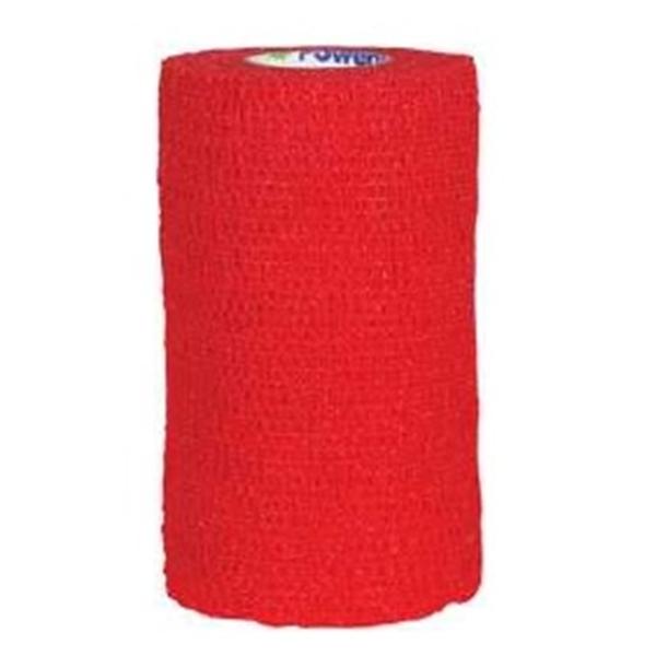 Andover Coated Products Tape Compression Powerflex Elastic 1"X6Yd Cohesive Red 48/Ca - 3710RD-048