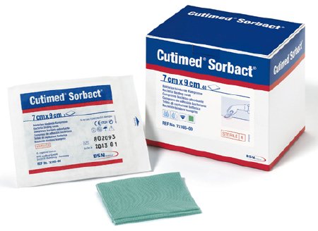 Cutimed Sorbact - Impregnated Dressing 2-3/4 X 3-1/2 Inch Gauze DACC Sterile - 7216510