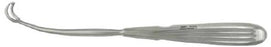 Miltex Miltex Adenoid Curette 8-15/16 Inch Length Single-ended Hollow Handle with Grooves Size 2, 15 mm Tip Reverse Curved Loop Tip - 20-812