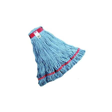 Saalfeld Redistribution Web Foot Wet Mop Head Looped End Large Blue Blended - FGA11306BL00