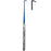 Sklar Sklar Blue Iris Hook Emmett 9 Inch Coated Stainless Steel NonSterile Reusable - 91-5252