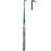 Sklar Blue - Iris Hook Emmett 9 Inch Length Coated Stainless Steel NonSterile Reusable - 91-5252