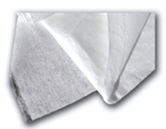 Absorbent Specialty Products Mortuary Sheet Flat 24 X 72 Inch White Liquid Lock Material / Plastic Disposable - BS2572-5