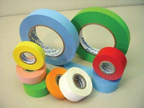 Barkley - Blank Label Tape Colored Identification Tape White Paper 1-1/2 Inch X 14 Yard - 15958