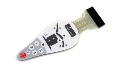Midmark Table Membrane Switch For 630/75 Universal Procedures Table, 641 Barrier-free Power Procedures Table - 015-1678-00