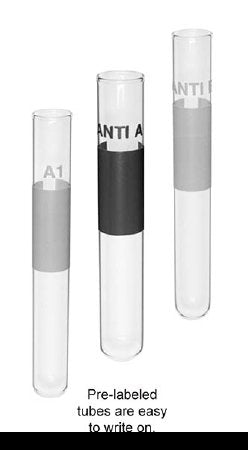 Kimble - Test Tube Round Bottom Plain 10 X 75 mm 3 mL Yellow Without Closure Glass Tube - 60A10BZ1
