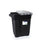 Becton Dickinson Sharps Container 23-1/2 L X 20 W X 14-3/4 H Inch 17 Gallon Black Base / Grey Lid Hinged Lid - 305071