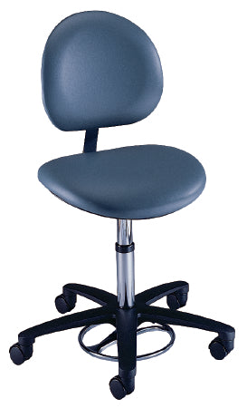 The Brewer Company Task Chair Pneumatic Height Adjustment 5 Casters Chocolate Brown - 21435B-HAM122