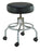 Drive Medical - Exam Stool Backless Spin Lift Screw Adjustment 4 Hooded Casters Black - 13034