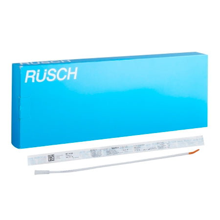 Rüsch - Urethral Catheter Tiemann Tip Silicone Coated PVC 16 Fr. 16 Inch - 221800160