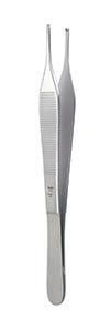 Miltex Miltex Hi-Light Tissue Forceps Hudson-Ewald 6 Inch Surgical Grade Stainless Steel NonSterile NonLocking Thumb Handle Straight 1 X 2 Teeth - 6-115