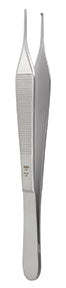 Miltex Tissue Forceps Adson 6 Inch Straight 1 X 2 Teeth, Delicate - 6-130