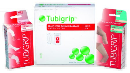 Molnlycke Tubigrip Tubular Support Bandage 11 Yard Standard Compression Pull On Natural Size K NonSterile - 1441