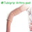 Molnlycke Tubigrip Arthro-Pad Knee / Elbow Sleeve Medium Tan Knee / Elbow - 1586