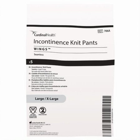 Wings - Knit Pant Unisex Knit Weave Large / X-Large Pull On Reusable - 706A