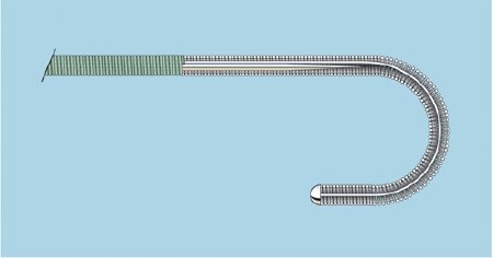 Safe-T-J - Vascular Guidewire .035 Inch Diameter X 3 mm Radius Tip 145 cm Length J-shaped Tip - G00511