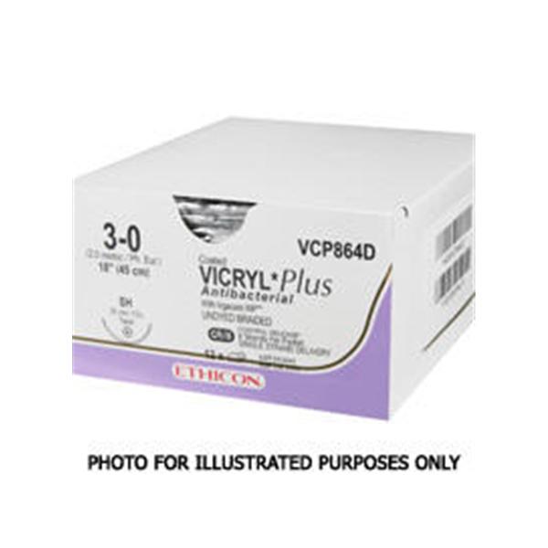 Ethicon Inc,a J & J Company Suture 0 Tcs/Pg910 No Needle Vicryl Plus Violet 1X54" Braid 36/Bx - VCP616H