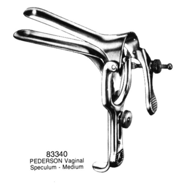 Medco Instruments Inc Speculum Vaginal Pederson 4X7/8" Medium Stainless Steel Ea - 83340
