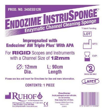 Ruhof Healthcare Endozime InstruSponge Instrument Cleaning Sponge Endozime Instrusponge - 345ESS5R