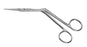 Miltex Padgett Nasal Scissors Heymann 7 Inch Length Surgical Grade Stainless Steel NonSterile Finger Ring Handle Angled Blade Blunt/Blunt - PM-4285