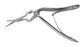 Miltex Padgett Septum Scissors Becker 7-1/8 Inch Surgical Grade Stainless Steel NonSterile Plier Handle w/Spring Straight Blade Blunt/Blunt - PM-4892