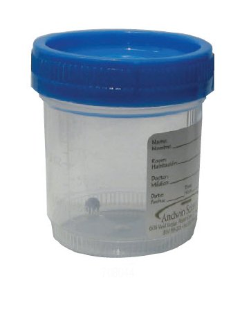 Boritex - Urine Specimen Container 53 mm Opening 90 mL (3 oz.) Screw Cap Patient Information Sterile - 1437363